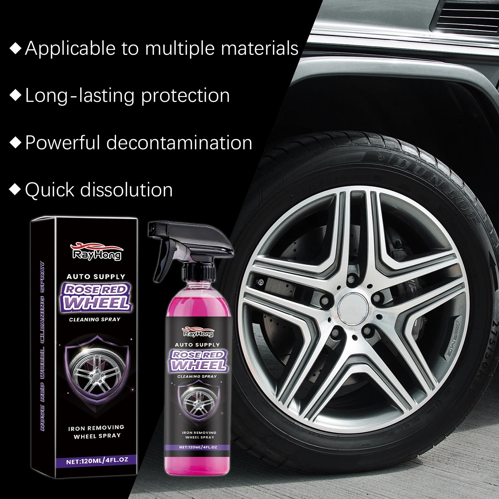 Car Tire Blackening Ceramic Coating Spray Liquid Refurbishing Agent Auto Motorcycle Wheel Washing Accessories Spraying Wax Clean